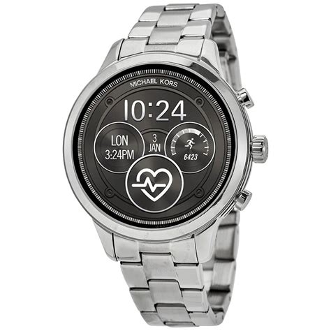 michael kors silver smart watch|michael kors digital watch men.